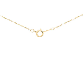 U Paisley 14K Yellow Gold Round-Cut White Diamond Pendant