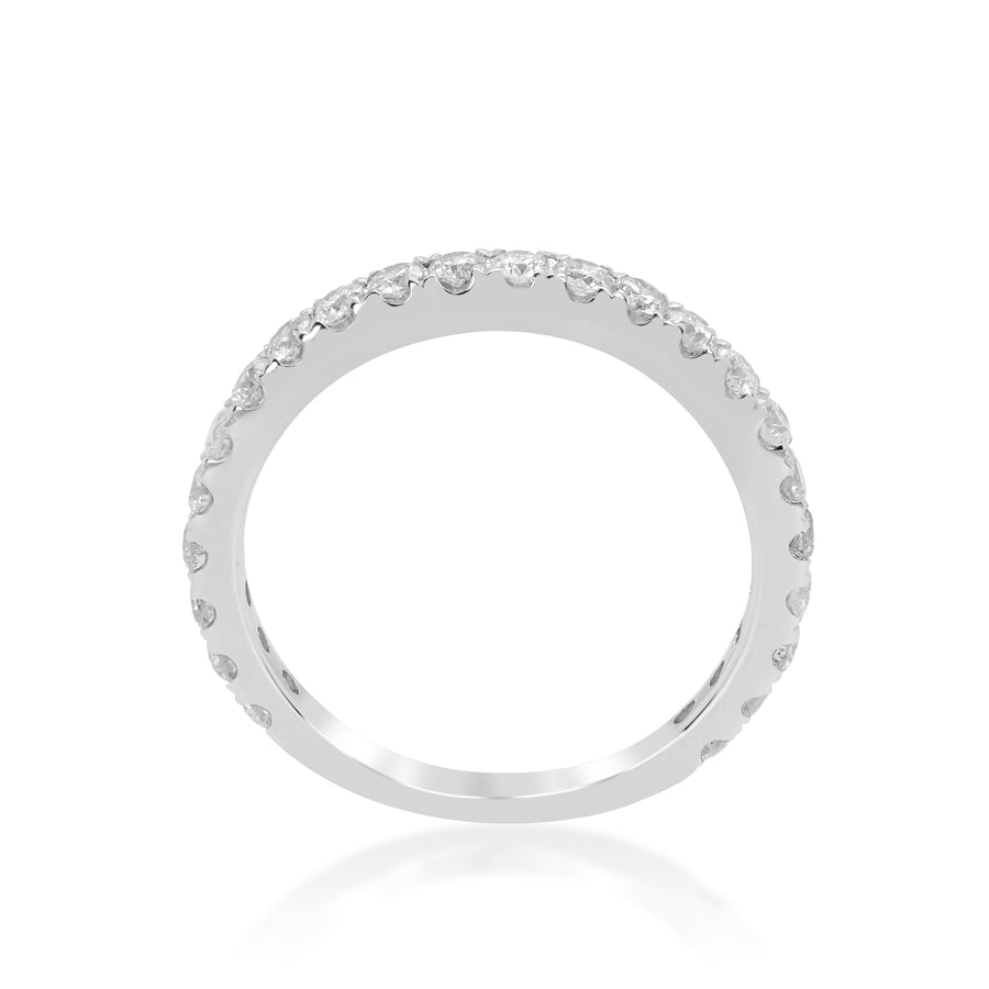 Aubrey 14K White Gold Round-Cut White Diamond Ring