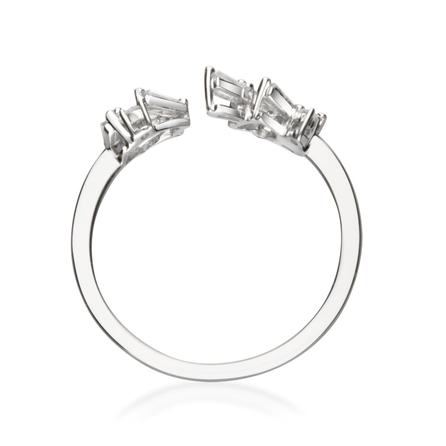 Scarlett 14K White Gold Baguette-Cut White Diamond Ring