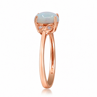 Parker 10K Rose Gold Oval-Cut Opal Ring