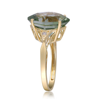 Felicity 10K Yellow Gold Marquise-Cut Green Brazilian Amethyst Ring