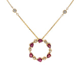Scarlett 14K Yellow Gold Pear-Cut Mozambique Ruby Pendant