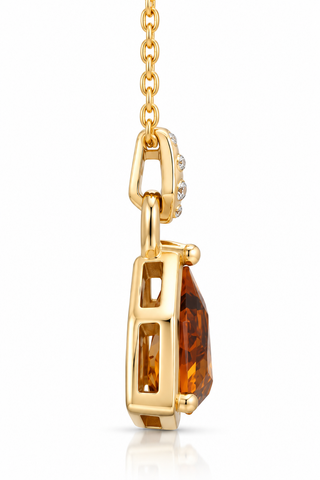 Valerie 14K Yellow Gold Trillion-Cut Citrine Pendant