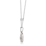 Florence 14K White Gold Round-Cut White Diamond Pendant