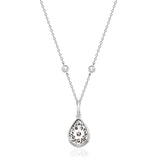 Florence 14K White Gold Round-Cut White Diamond Pendant