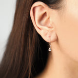 Jordyn 14K Rose Gold Pear-Cut Morganite Earring