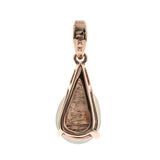 Lydia 10K Rose Gold Pear-Cut Opal Pendant