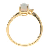 Zhuri 10K Yellow Gold Oval-Cut African Opal Ring