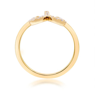 Aries 10K Zodiac Ring