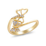Elizabeth 14K Yellow Gold Round-Cut White Diamond Ring