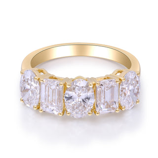 Ruth 14K Yellow Gold Oval-Cut LAB Grown Diamond Rings