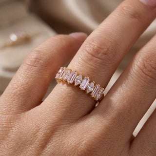 Ruth 14K Yellow Gold Marquise-Cut LAB Grown Diamond Rings