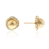 Gorgia 14K Yellow Gold Natural South Sea Pearl Earrings