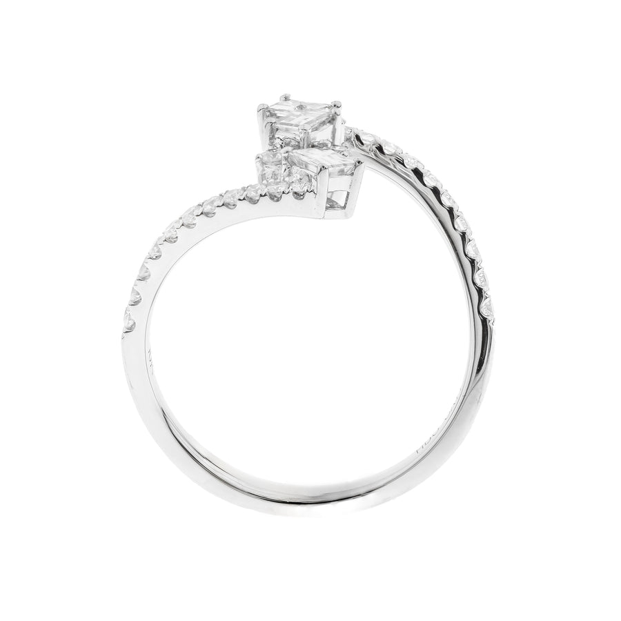 Penelope 14K White Gold Baguette-Cut White Diamond Ring