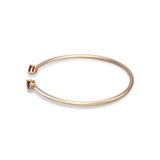 Ximena 10K Yellow Gold Pear-Cut Mozambique Ruby Bangle