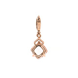 Juniper 10K Rose Gold Cushion-Cut Morganite Pendant