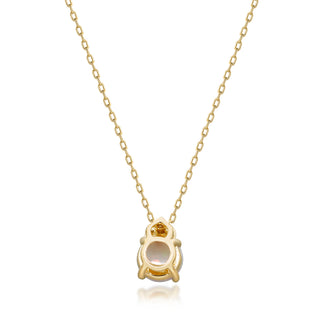 Charlie 10K Yellow Gold Round-Cab Natural African Opal Pendant