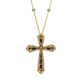 Nataly 14K Yellow Gold Fancy-Shape Tiger Eye Necklace