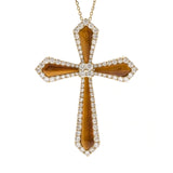 Nataly 14K Yellow Gold Fancy-Shape Tiger Eye Necklace