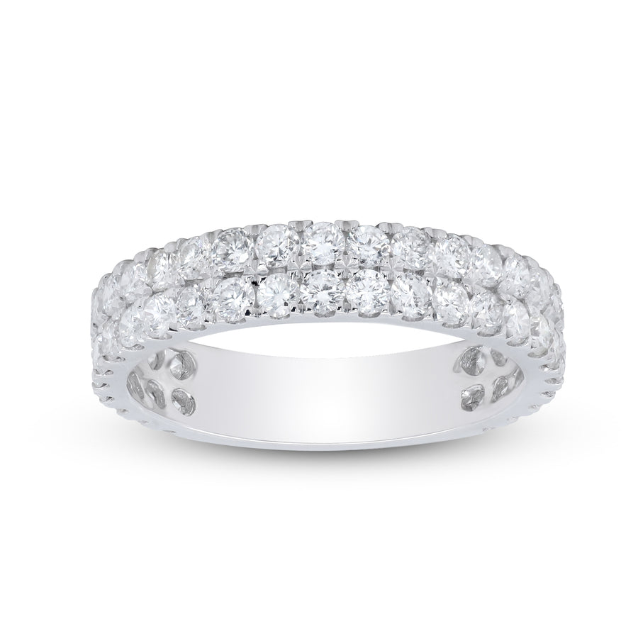 Adalyn 14K White Gold Round-Cut White Diamond Ring