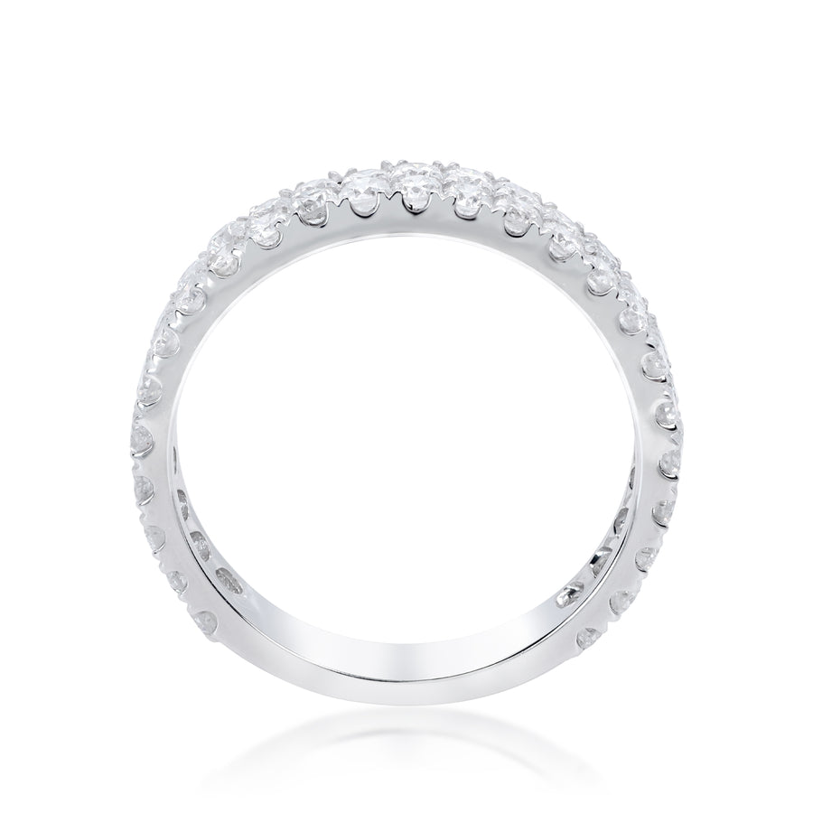 Adalyn 14K White Gold Round-Cut White Diamond Ring