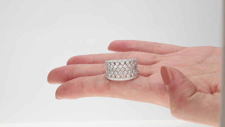 Jaycee 14K White Gold Round-Cut White Diamond Ring