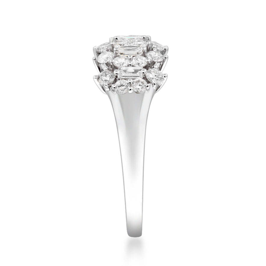 Jimena 14K White Gold Round-Cut White Diamond Ring