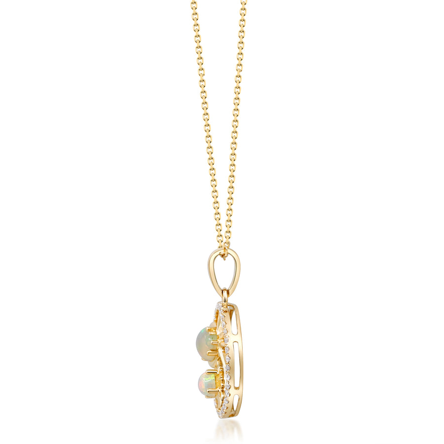 Gin and Grace in collaboration with Smithsonian Museum Collection presents celestial motifs Necklace in 14K Yellow gold and Diamond for exclusive everyday look