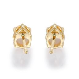 Phoenix 14K Yellow Gold Round-Cut Natural African Opal Earrings